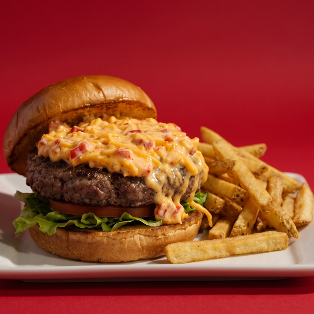 Pimento Cheese Burger.