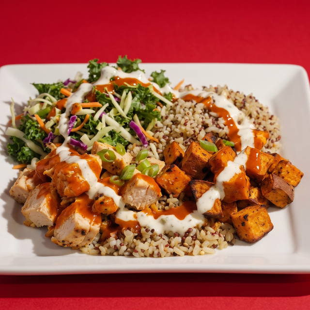 Buffalo Chicken Protein Bowl.